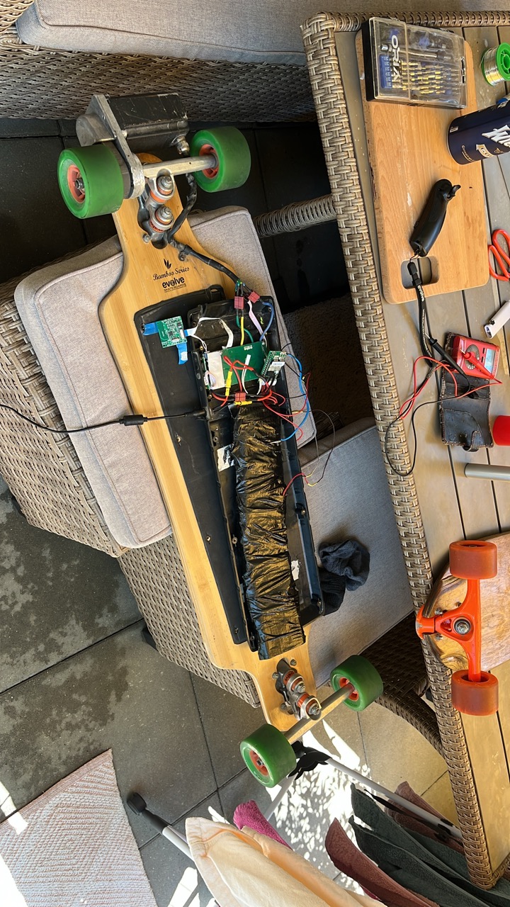 My electric Longboard